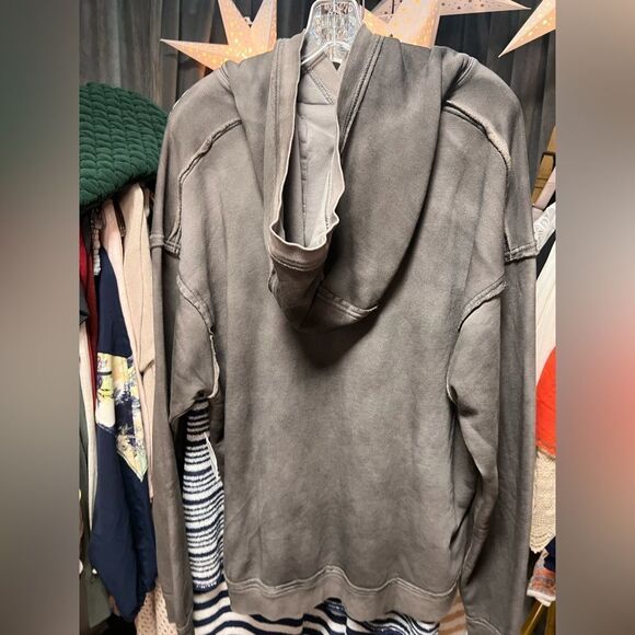 Free People We the Free Your Favorite Washed Hoodie Greyhound Combo NWOT - Picture 7 of 7